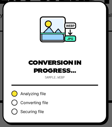 Compress an image: Your file is handled on your own device while you watch.